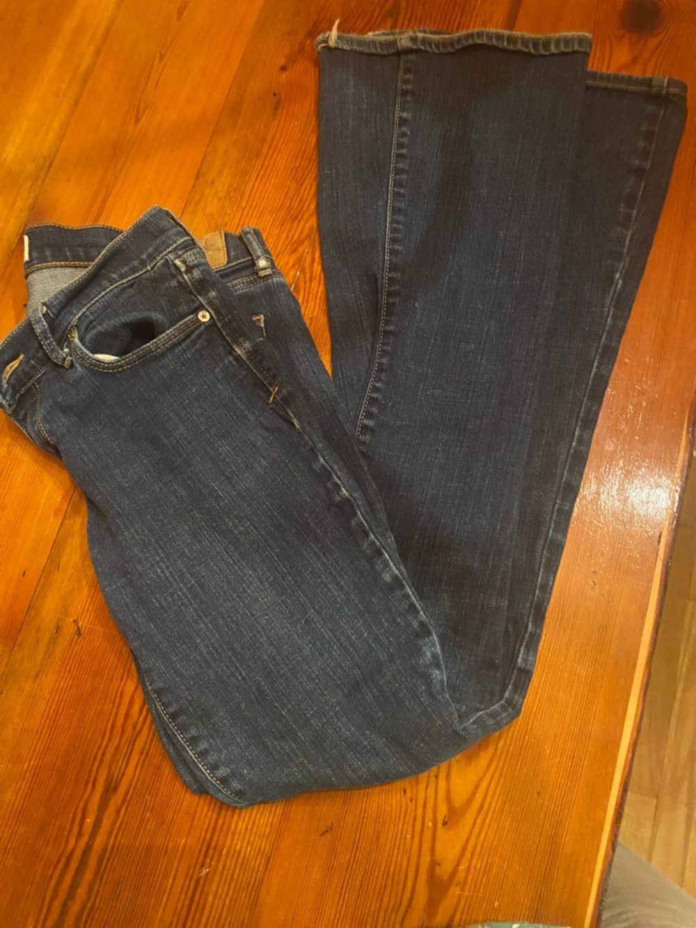 Classic Women's Dark Blue Straight-Leg Jeans